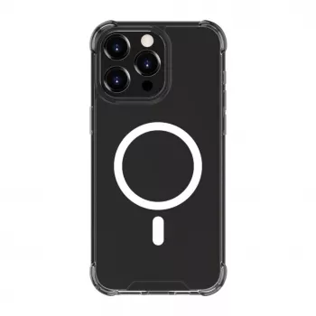 Evelatus Custodia antishock con MagSafe per Apple iPhone 15 Pro Max trasparente