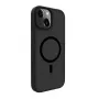Evelatus Custodia ibrida con MagSafe PC+TPU per Apple iPhone 15 Plus nera