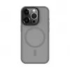 Evelatus Custodia ibrida con MagSafe PC+TPU per Apple iPhone 15 Pro argento