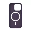 Evelatus Custodia ibrida con MagSafe PC+TPU per Apple iPhone 15 Pro viola profondo