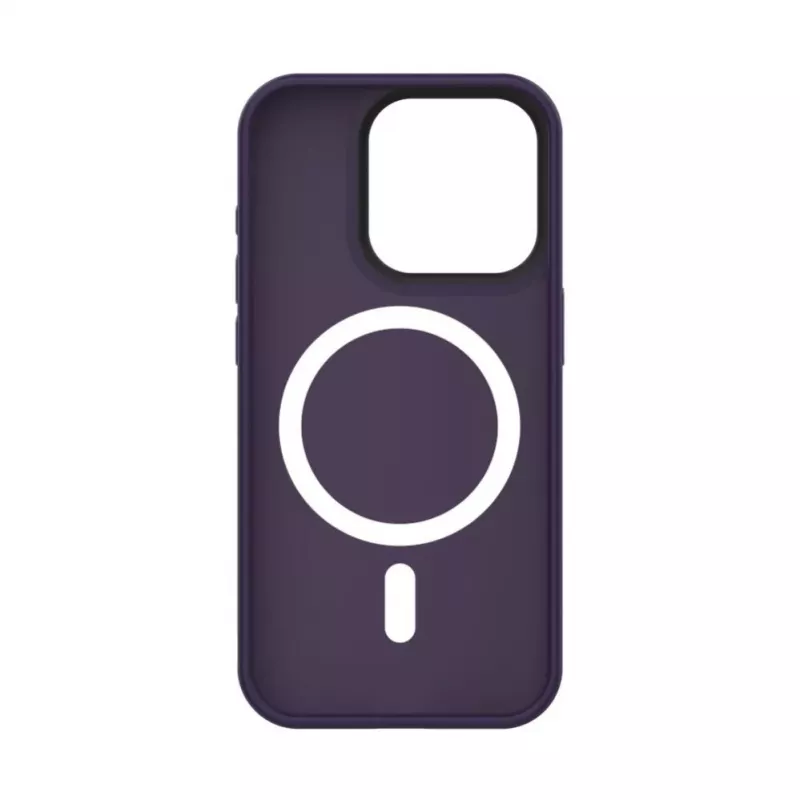 Evelatus Custodia ibrida con MagSafe PC+TPU per Apple iPhone 15 Pro viola profondo