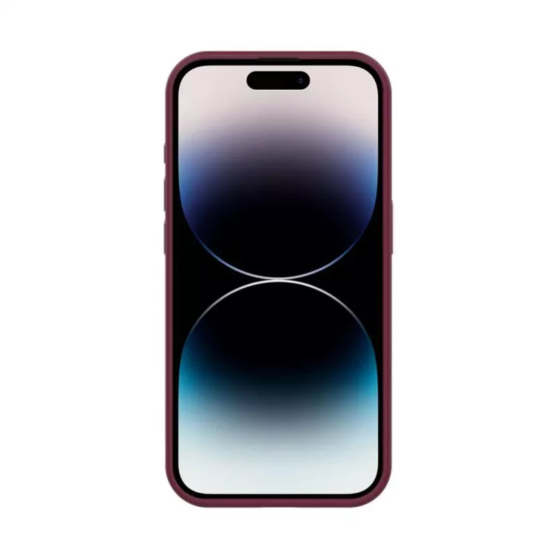 Evelatus Custodia ibrida con MagSafe PC+TPU per Apple iPhone 15 Pro prugna