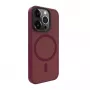Evelatus Custodia ibrida con MagSafe PC+TPU per Apple iPhone 15 Pro prugna
