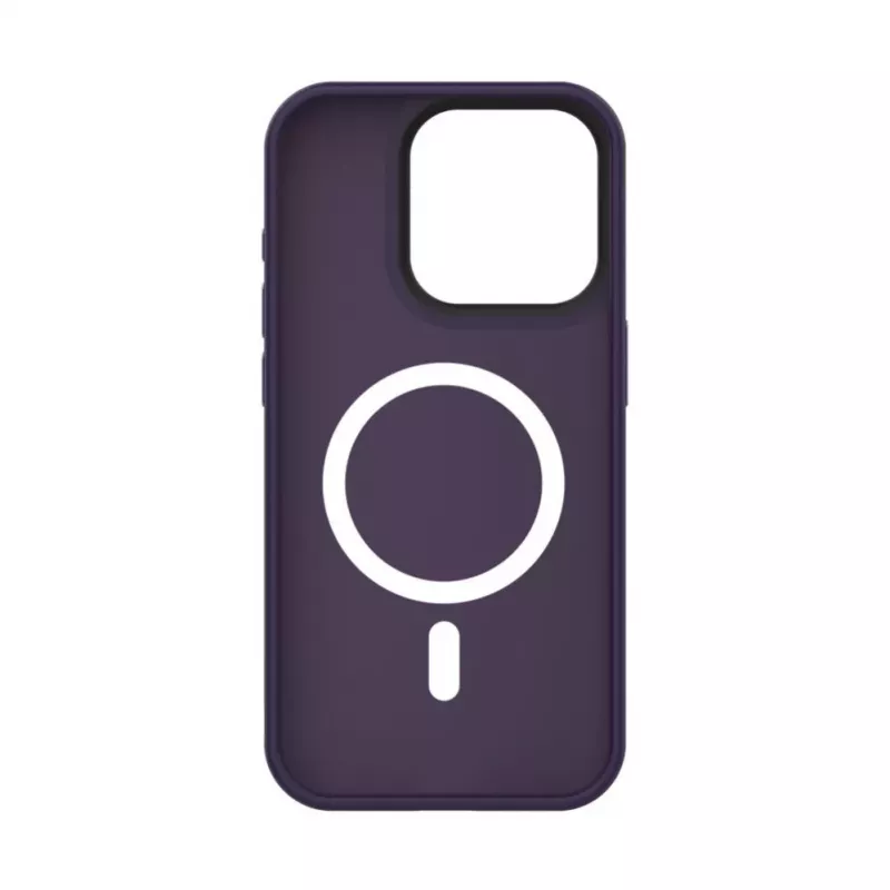 Evelatus Custodia ibrida con MagSafe PC+TPU per Apple iPhone 15 Pro Max viola profondo