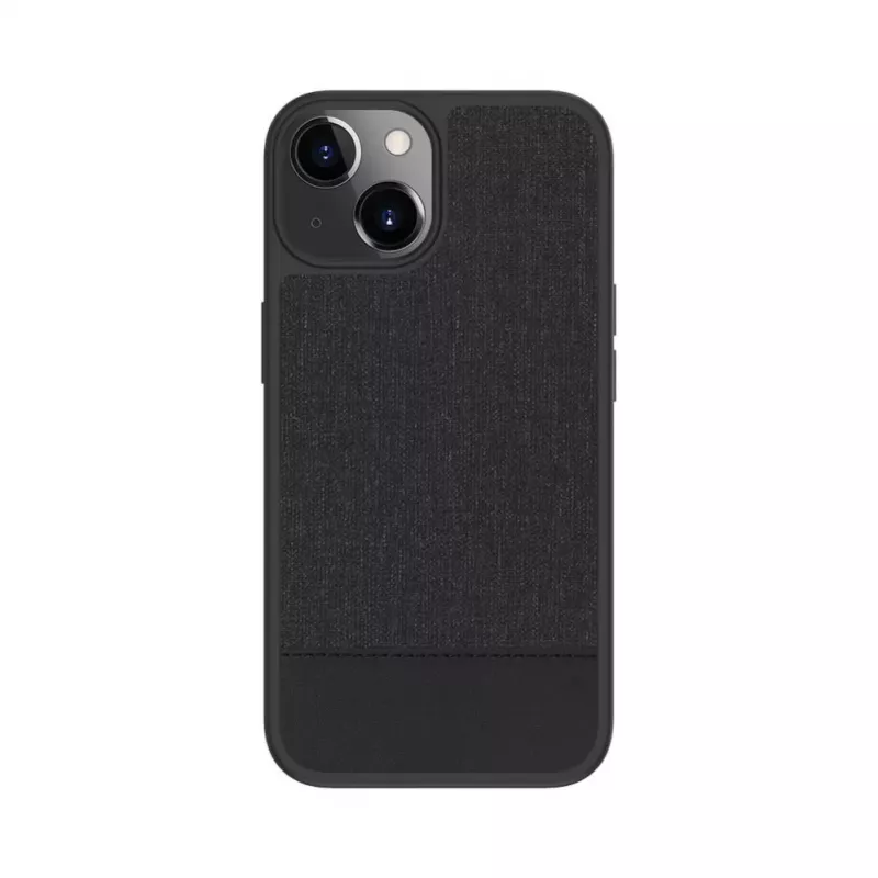 Evelatus Apple iPhone 15 cover posteriore in pelle sintetica MagSafe nera