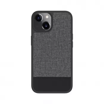 Evelatus Apple iPhone 15 Plus cover posteriore in pelle sintetica MagSafe grigia