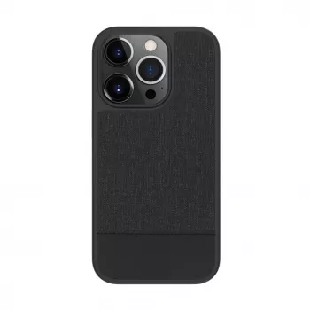 Evelatus Apple iPhone 15 Pro cover posteriore in pelle sintetica MagSafe nera