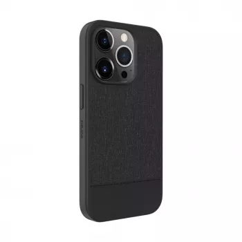 Evelatus Apple iPhone 15 Pro cover posteriore in pelle sintetica MagSafe nera