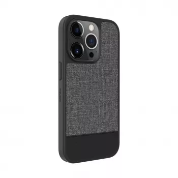 Evelatus Apple iPhone 15 Pro cover posteriore in pelle sintetica MagSafe grigia