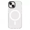Evelatus Custodia trasparente PC+TPU con MagSafe per Apple iPhone 15 Plus trasparente