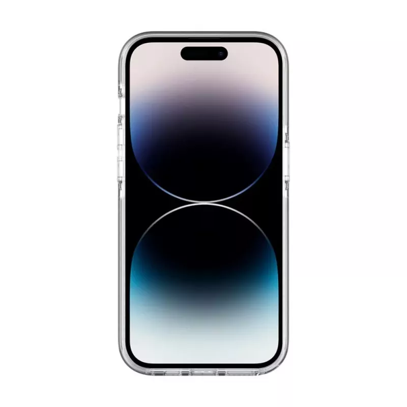 Evelatus Custodia trasparente PC+TPU con MagSafe per Apple iPhone 15 Pro trasparente