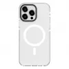 Evelatus Custodia trasparente PC+TPU con MagSafe per Apple iPhone 15 Pro Max trasparente