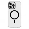 Evelatus Custodia trasparente PC+TPU con MagSafe per Apple iPhone 15 Pro Max nera trasparente