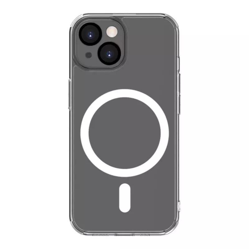 Evelatus Custodia trasparente con MagSafe e protezione fotocamera per Apple iPhone 15 trasparente