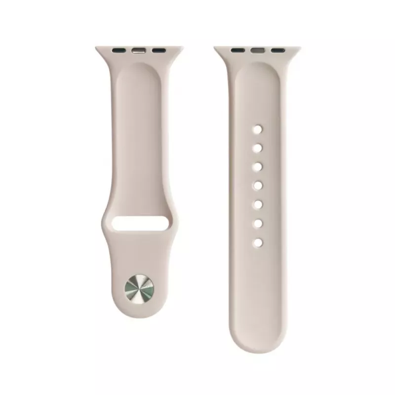 Evelatus Cinturino Solo Loop in silicone per Apple Watch 38/40/41mm (132mm M/L) rosa sabbia