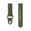 Evelatus Cinturino in silicone Loop per Watch 20mm (130mm M/L) verde scuro