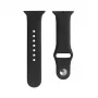 Evelatus Cinturino in silicone Loop per Apple Watch 42/44/45mm (140mm M/L) nero
