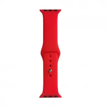 Evelatus Cinturino in silicone Loop per Apple Watch 42/44/45mm (140mm M/L) rosso