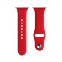 Evelatus Cinturino in silicone Loop per Apple Watch 42/44/45mm (140mm M/L) rosso