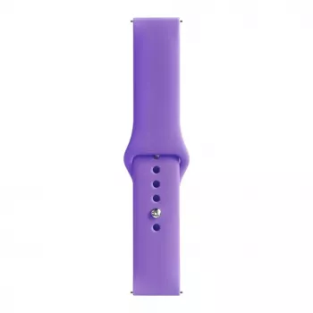 Evelatus Cinturino in silicone Loop per Watch 20mm (130mm M/L) viola profondo