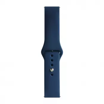 Evelatus cinturini per orologio in silicone Loop 20mm (130mm M/L) blu