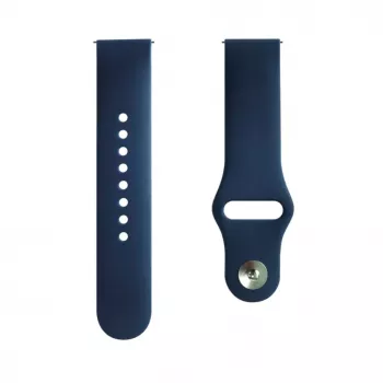 Evelatus cinturini per orologio in silicone Loop 20mm (130mm M/L) blu