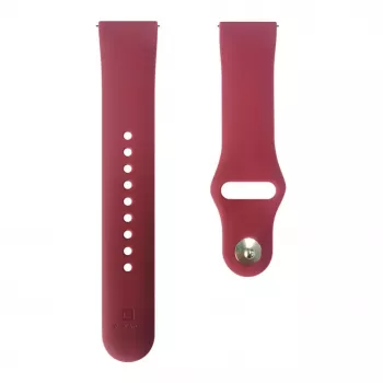 Evelatus cinturino per orologio in silicone Loop 22mm (130mm M/L) prugna