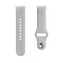 Evelatus cinturino per orologio in silicone Loop 22mm (130mm M/L) argento