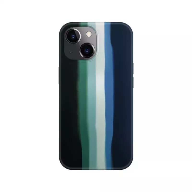 Evelatus custodia in silicone per Apple iPhone 15 multicolore verde