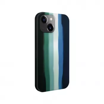 Evelatus custodia in silicone per Apple iPhone 15 multicolore verde