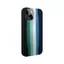 Evelatus custodia in silicone per Apple iPhone 15 multicolore verde