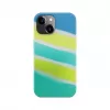 Evelatus custodia in silicone per Apple iPhone 15 Plus multicolore giallo verde