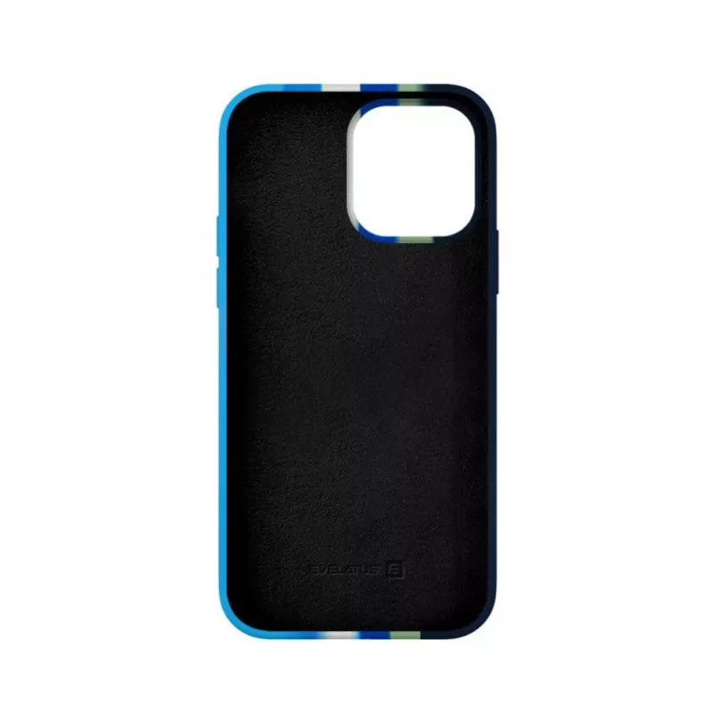 Evelatus custodia in silicone per Apple iPhone 15 Pro multicolore verde