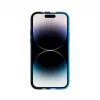 Evelatus custodia in silicone per Apple iPhone 15 Pro Max multicolore blu