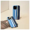 Evelatus custodia in silicone per Apple iPhone 15 Pro Max multicolore blu