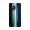Evelatus custodia in silicone per Apple iPhone 15 Pro Max multicolore verde