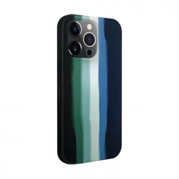 Evelatus custodia in silicone per Apple iPhone 15 Pro Max multicolore verde
