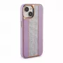 iLike custodia in pelle con diamanti per Apple iPhone 15 rosa sabbia