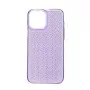 iLike custodia in silicone Shine trasparente per Apple iPhone 14 viola