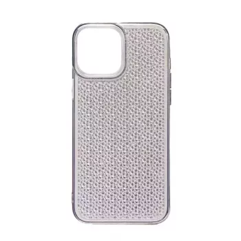 iLike custodia in silicone Shine trasparente per Apple iPhone 14 nero