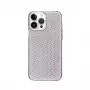 iLike custodia in silicone Shine trasparente per Apple iPhone 14 Pro nero