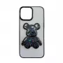iLike Apple iPhone 14 Custodia in silicone Print Desire Bear nero
