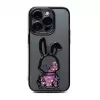 iLike Apple iPhone 13 Pro Custodia in silicone Print Desire Rabbit viola