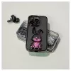 iLike Apple iPhone 15 Pro Custodia in silicone Print Desire Rabbit viola
