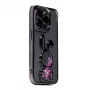 iLike Apple iPhone 15 Pro Max Custodia in silicone Print Desire Rabbit viola