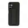 iLike Samsung Galaxy A14 5G Custodia in silicone con supporto nero