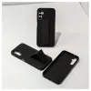 iLike Samsung Galaxy A14 5G Custodia in silicone con supporto nero