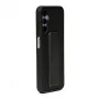 iLike Samsung Galaxy A14 5G Custodia in silicone con supporto nero