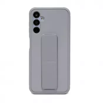 iLike Samsung Galaxy A14 5G Custodia in silicone con supporto viola