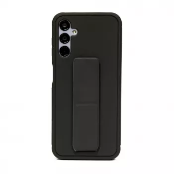 iLike Samsung Galaxy A34 5G Custodia in silicone con supporto nero
